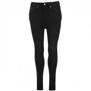 Lee Cooper Black Pearl Skinny Ladies Jeans - Black