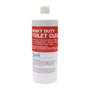 2Work Heavy Duty Descaler and Toilet Cleaner 1 Litre Pack of 12 2W06