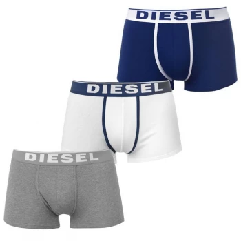 Diesel Damien 3 Pack Trunks - Blu/Wht E4120
