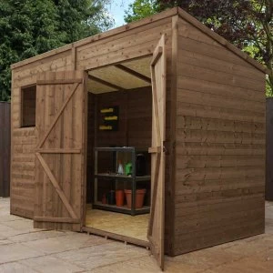 Mercia Pressure Treated Pent Shed - 10' x 6'