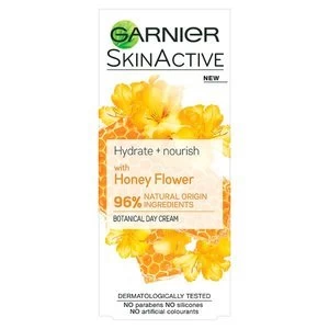 Garnier Natural Honey Flower Moisturiser Dry Skin 50ml