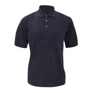 Kustom Kit ChunkyA SuperwashA 60c Mens Short Sleeve Polo Shirt (S) (Navy Blue)