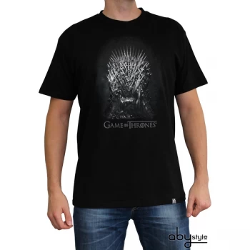 Game Of Thrones - Iron Throne Mens Large T-Shirt - Black