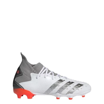 adidas Predator Freak.2 Firm Ground Boots Mens - Cloud White / Iron Metallic /