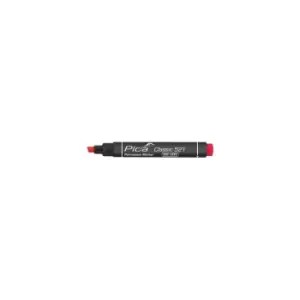 521/40 Permanent Marker Pen 2-6mm Chisel Tip Red Fast Drying - Pica