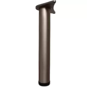 Adjustable Breakfast Bar Worktop Support Table Leg 870mm - Colour Satin - Pack of 4
