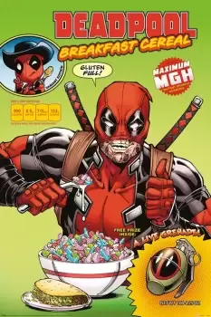 Deadpool Cereal Poster multicolour