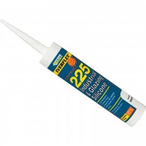 Everbuild Industrial and Glazing Silicone Brushed Steel 310ml