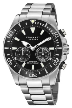 Kronaby Diver Collection Bluetooth Black Dial Watch