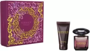 Versace Crystal Noir Gift Set 30ml Eau de Parfum + 50ml Body Lotion