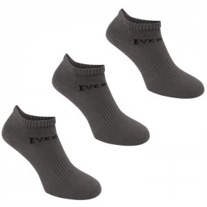 Everlast 3 Pack Trainer Socks Ladies - Grey