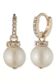 Ladies Lauren Ralph Lauren Jewellery Pave Huggie Earrings 14G00233