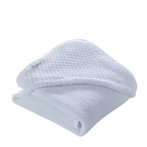Clair de Lune Honeycomb Hooded Towel - White