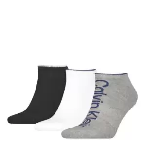 Calvin Klein Athletic Ankle Socks 3 Pack Mens - Grey