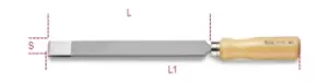 Beta Tools 1717C Flat Scraper (Varnished) L: 150mm L1: 270mm 017170215