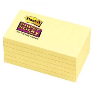 Post it Notes 76 x 127mm Canary Yellow 12 Pieces of 90 Sheets