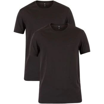 G-Star Raw 2 Pack Crew T-Shirts mens T shirt in Black - Sizes UK S,UK M,UK L,UK XL,UK XXL