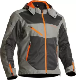 Lindstrands Rexbo Motorcycle Textile Jacket, grey-orange, Size 50, grey-orange, Size 50