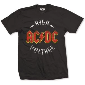 AC/DC - High Voltage Unisex Medium T-Shirt - Black