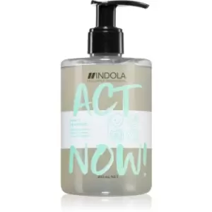 Indola Act Now! Purify Cleansing Detoxifying Shampoo for Hair 300ml