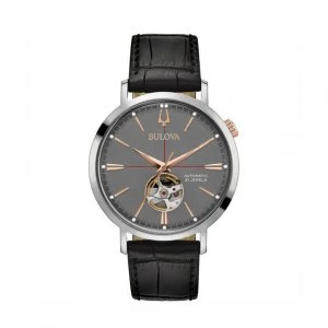 Bulova Grey and Black 'Automatic' Automatic Watch - 98A187 - multicoloured