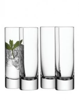 Lsa International Bar Long Drink Glasses Set Of 4