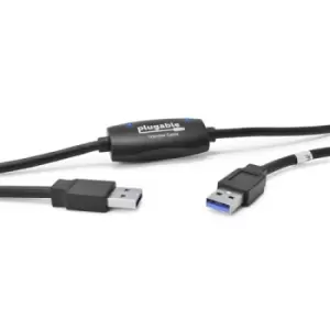 Plugable Technologies USB 3.0 Transfer Cable Transfer Data Between 2 Windows PC&#39;s