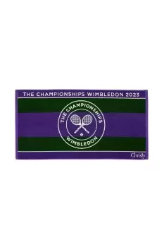 'Wimbledon'' Championship 2023 Towel Green & Purple