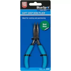 BlueSpot 08505 Soft Grip Mini Bent Nose Plier