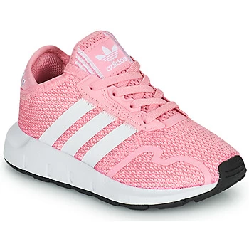 adidas SWIFT RUN X C Girls Childrens Shoes Trainers in Pink