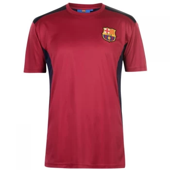 Source Lab Barcelona Poly T Shirt Mens - Deep Red
