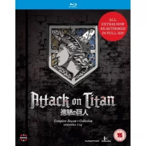 Attack On Titan: Complete Season One Collection Bluray