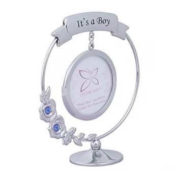 Crystocraft Frame - It's A Boy - Crystals From Swarovski?