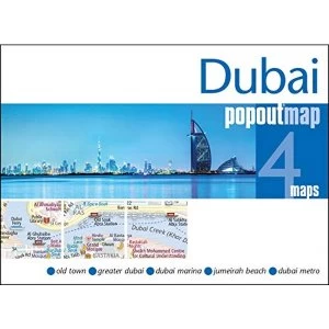 Dubai PopOut Map Sheet map, folded 2018
