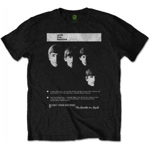 The Beatles - With the Beatles 8 Track Mens Large T-Shirt - Black