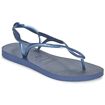 Havaianas LUNA womens Sandals in Blue - Sizes 6 / 7,3 / 4