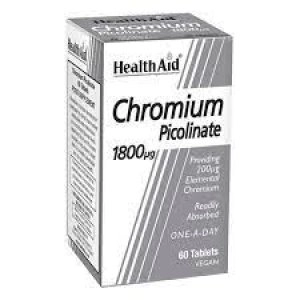 HealthAid Chromium Picolinate 200ug 60 tablet