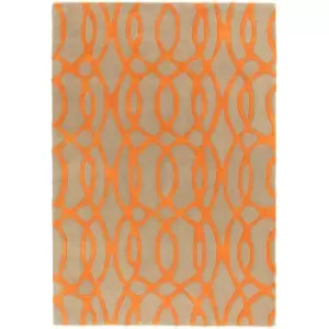 Asiatic Carpets Matrix Hand Tufted Rug Wire Orange - 200 x 300cm