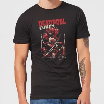 Marvel Deadpool Family Corps Mens T-Shirt - Black - 3XL - Black