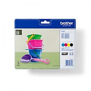 Brother LC221 Black and Tri Colour Ink Cartridge