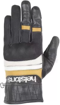 Helstons Bull Air Summer Motorcycle Gloves, black-yellow, Size L, black-yellow, Size L