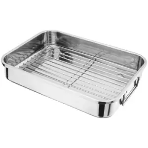 Judge Speciality Cookware Roasting Pan With Rack 32x24x6cm