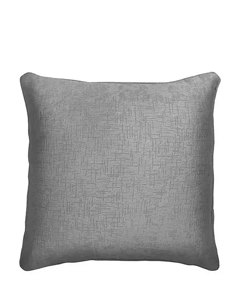 Vogue Embossed Pair of Cushion Covers Grey 43X43CM MN15302