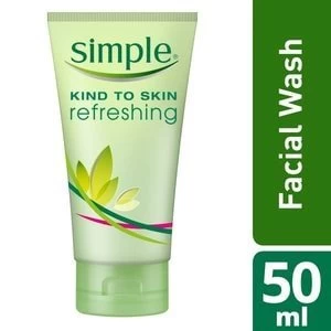 Simple Kind To Skin Refreshing Facial Wash Gel 50ml