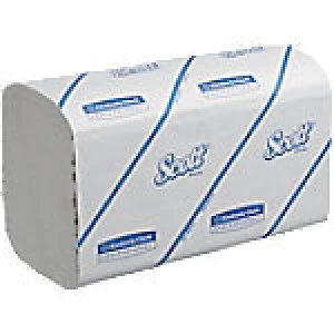Scott Hand Towels KC6663 1 Ply M-fold White 15 Pieces of 112 Sheets