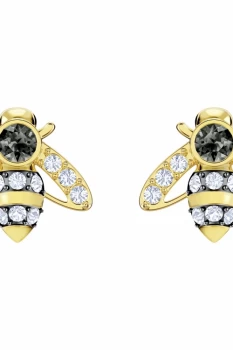 Ladies Swarovski Jewellery Magnetic Stud Bee Earrings 5429351