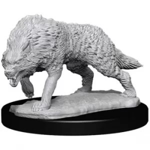 Pathfinder Deep Cuts Unpainted Miniatures (W4) Dire Wolf