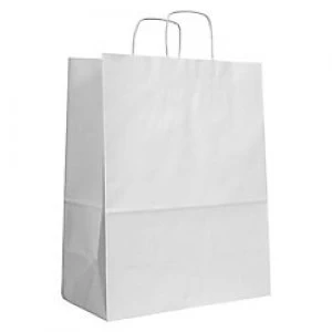 Purely Packaging Vita Twist Handle Paper Bag 350 (W) x 440 (H) x 180 (D) mm White Pack of 100