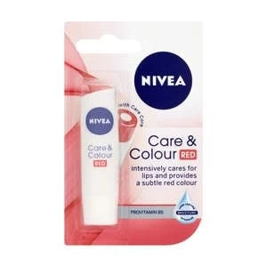 Nivea Lip Care and Colour Red 4.8g