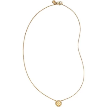 Tory Burch Miller Pave Necklace - Gold/Crystal